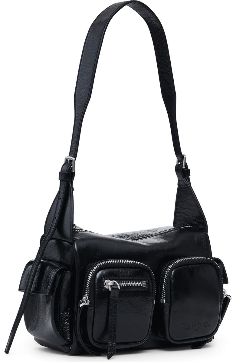 Desigual Faux Leather Shoulder Bag, Alternate, color,