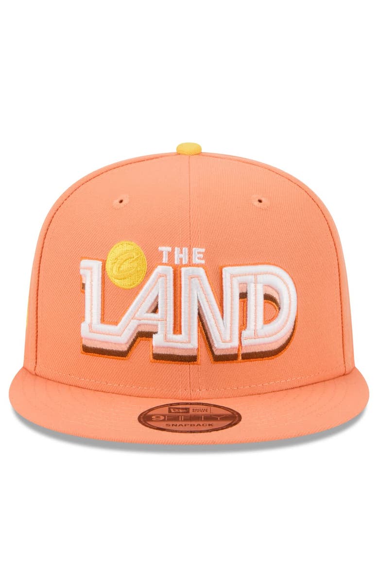 New Era Men's New Era Orange Cleveland Cavaliers 2025/26 City Edition 9FIFTY Snapback Hat, Alternate, color, Orange