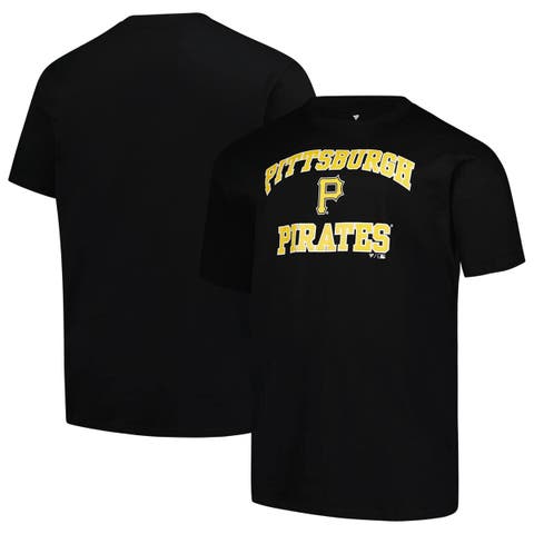 Men's Profile  Black Pittsburgh Pirates Big & Tall Heart & Soul T-Shirt