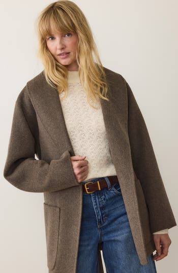 Colette Belted Wool Blend Jacket