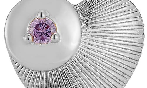 Chloe & Madison Chloe And Madison Heart Coin Drop Earrings In Silver