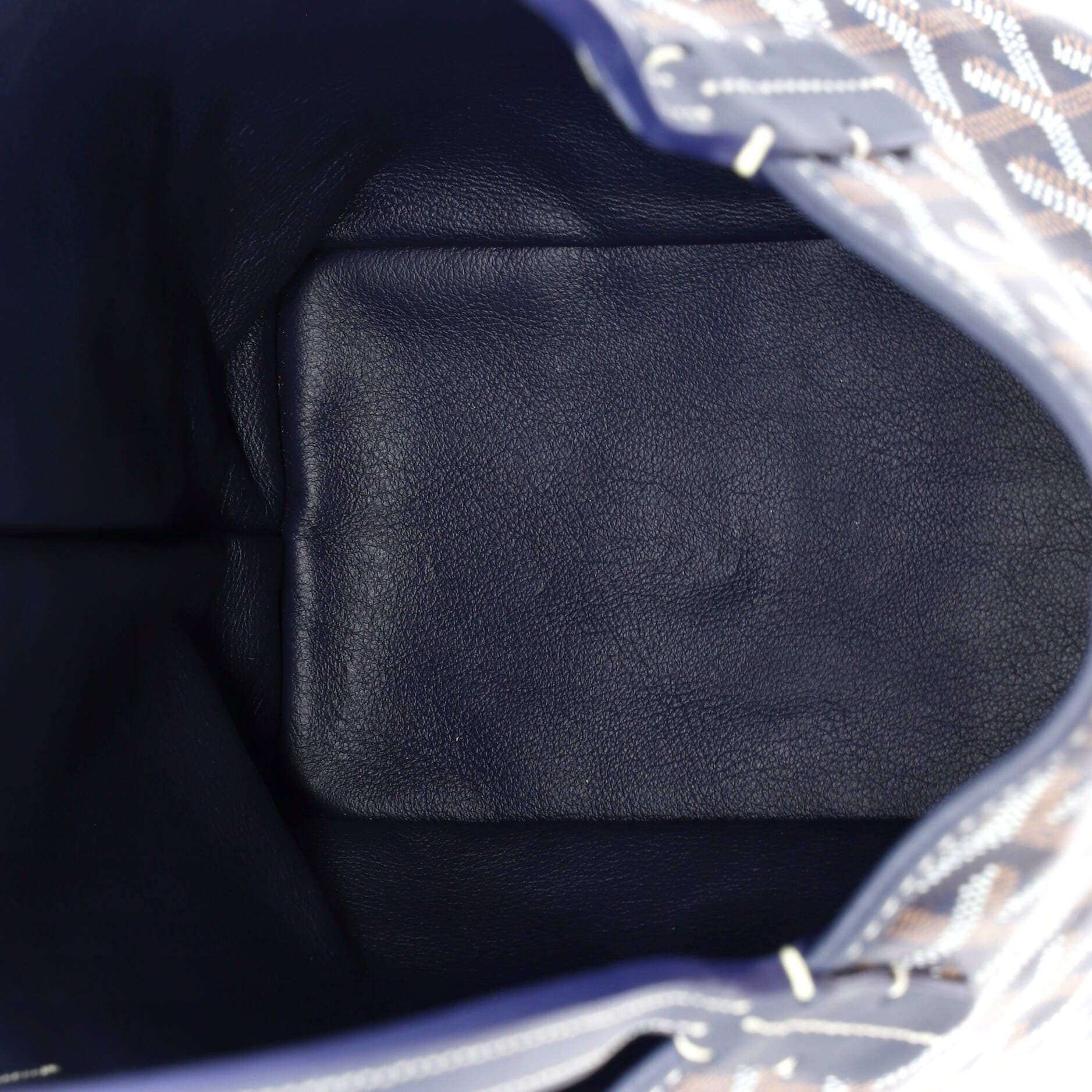 Pre-Owned Goyard Anjou Reversible Tote Coated Canvas Mini, Alternate, color, Blue