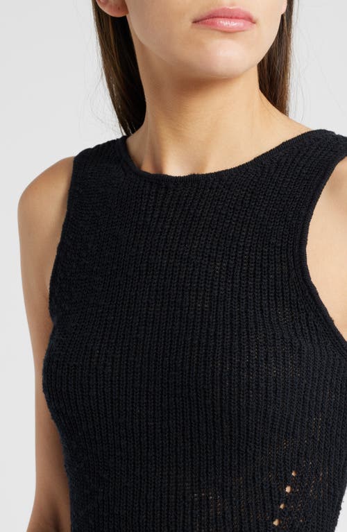 Rails Rylee Sleeveless Fringed Midi Dress In Black