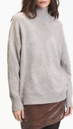 DELUC Asher Textured Mock Neck Sweater