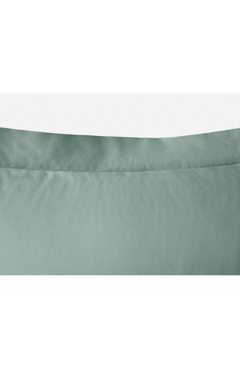 Coyuchi Cloud Soft Organic Cotton Sateen Pillow Sham, Alternate, color, Sage