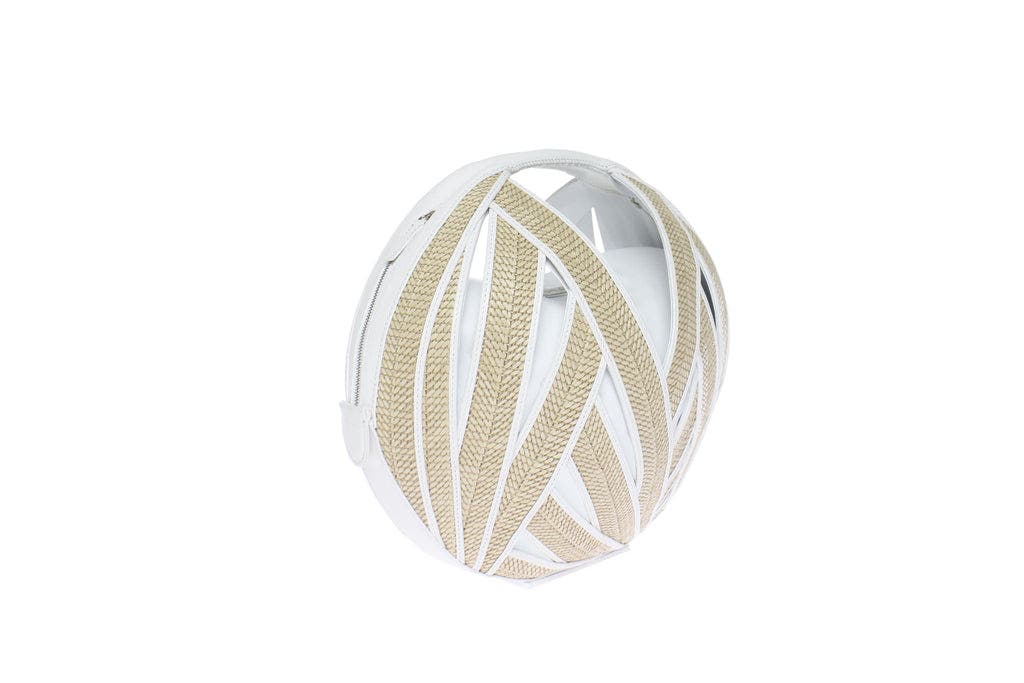 PERRIN PARIS Le Panier Handbag, Alternate, color, Raphia | White