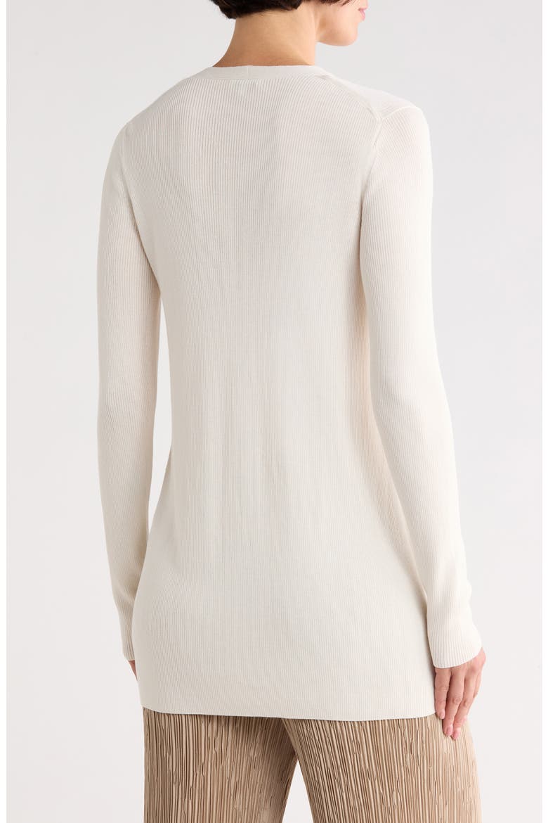 Ribbed Button Front Cardigan, Alternate, color, CLOUD