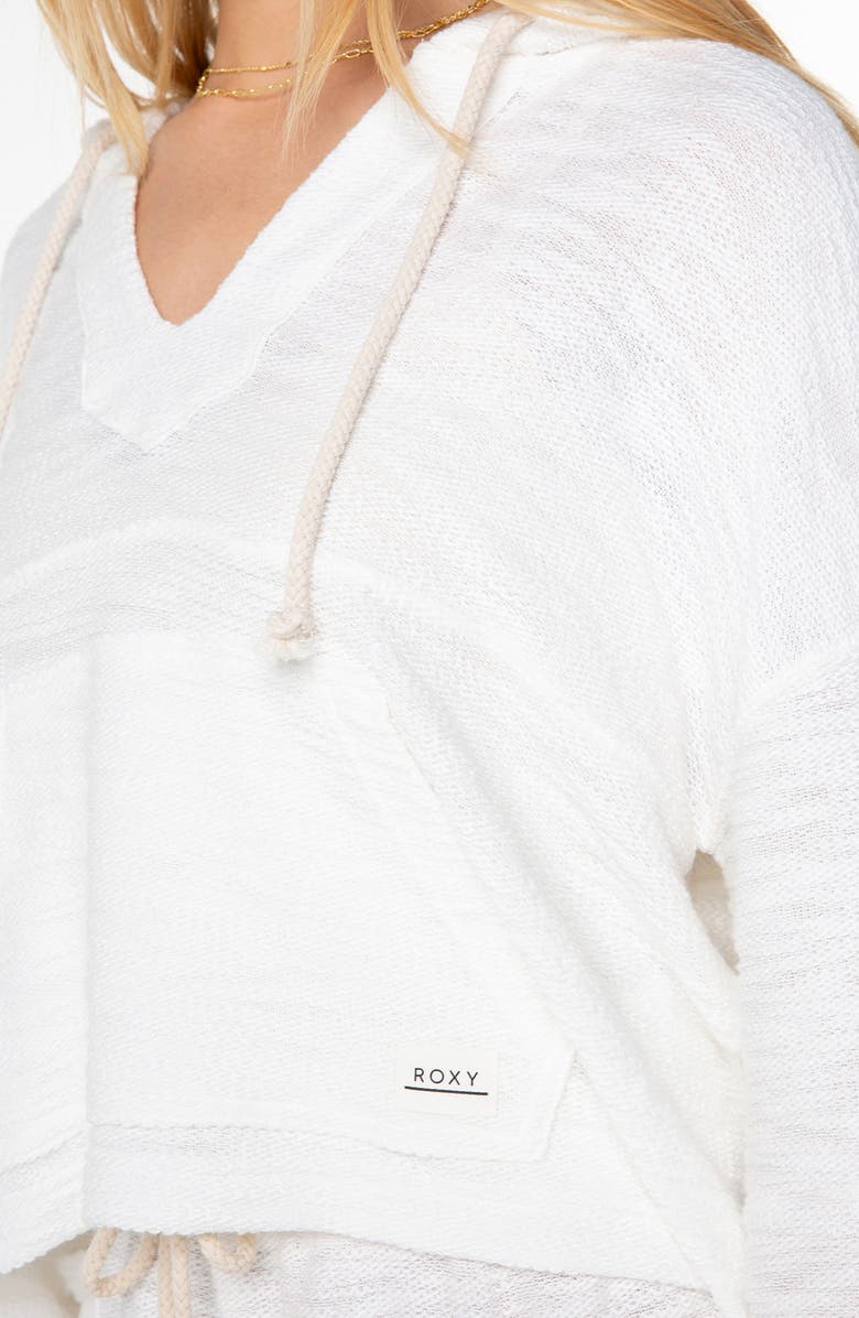 Roxy Rich Coast Hoodie, Alternate, color, Snow White Solid