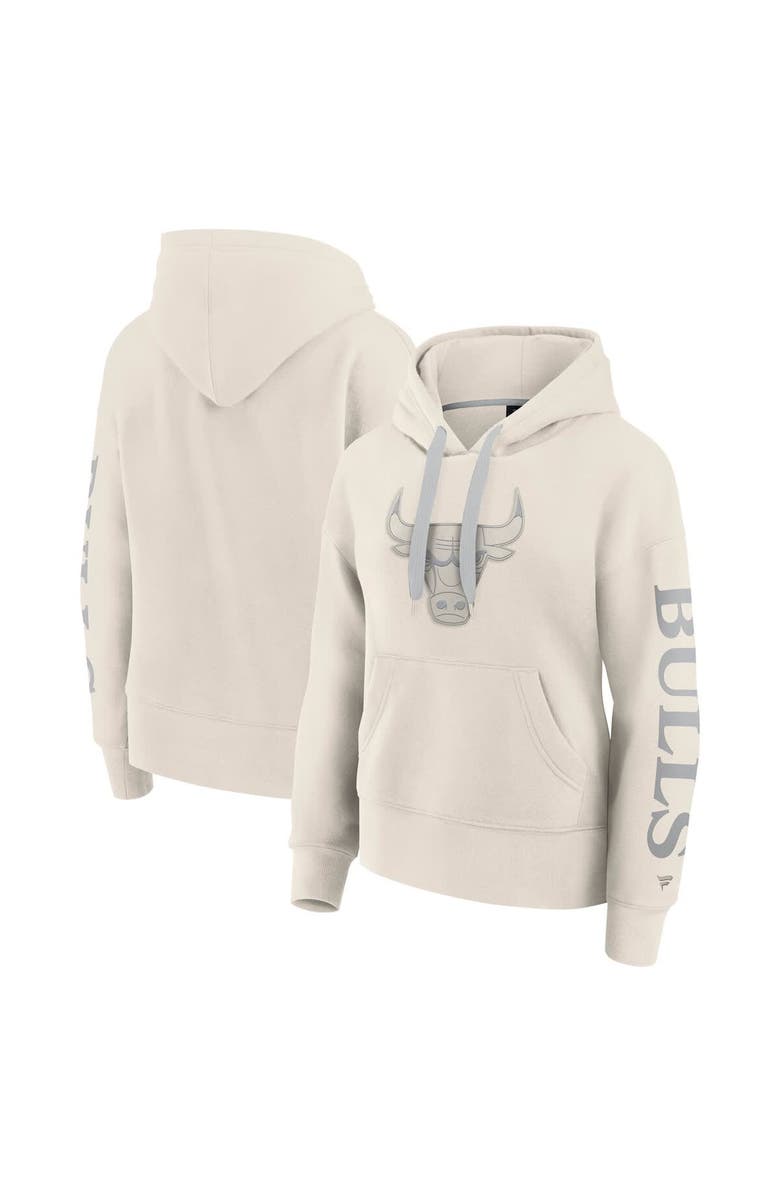 FANATICS Women's Fanatics Cream Chicago Bulls Elements Next Pullover Hoodie, Main, color, Cream