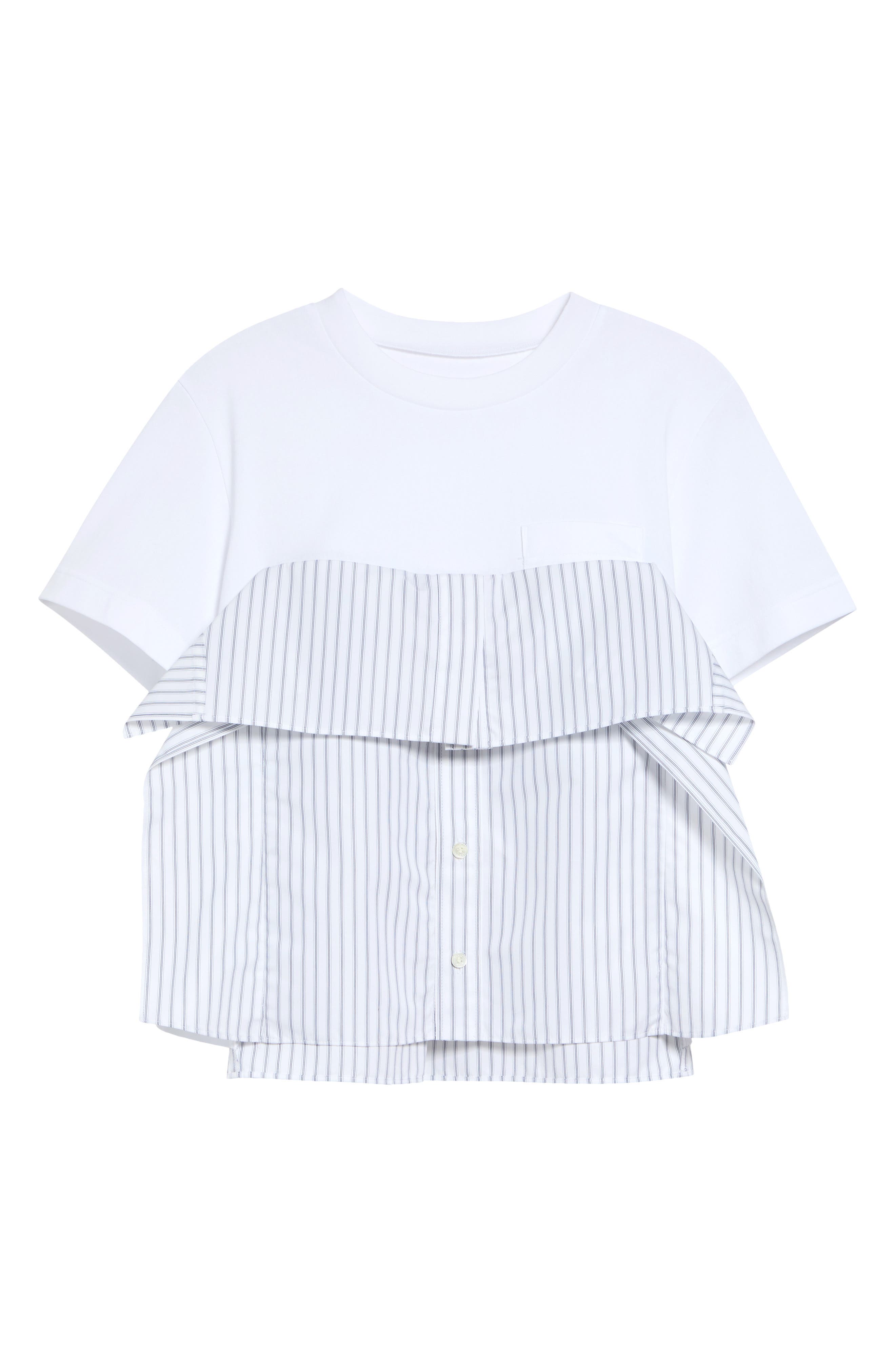 selected WHITE/ OFF WHITE STRIPE