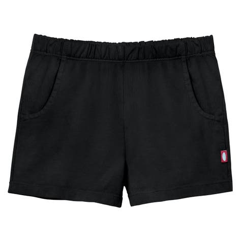 Girls Soft 100% Cotton UPF 50+ Jersey Pocket Shorts