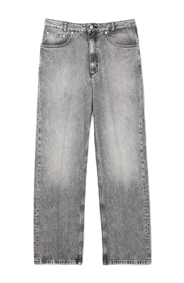 SANDRO Low-waisted straight-leg jeans, Alternate, color, 