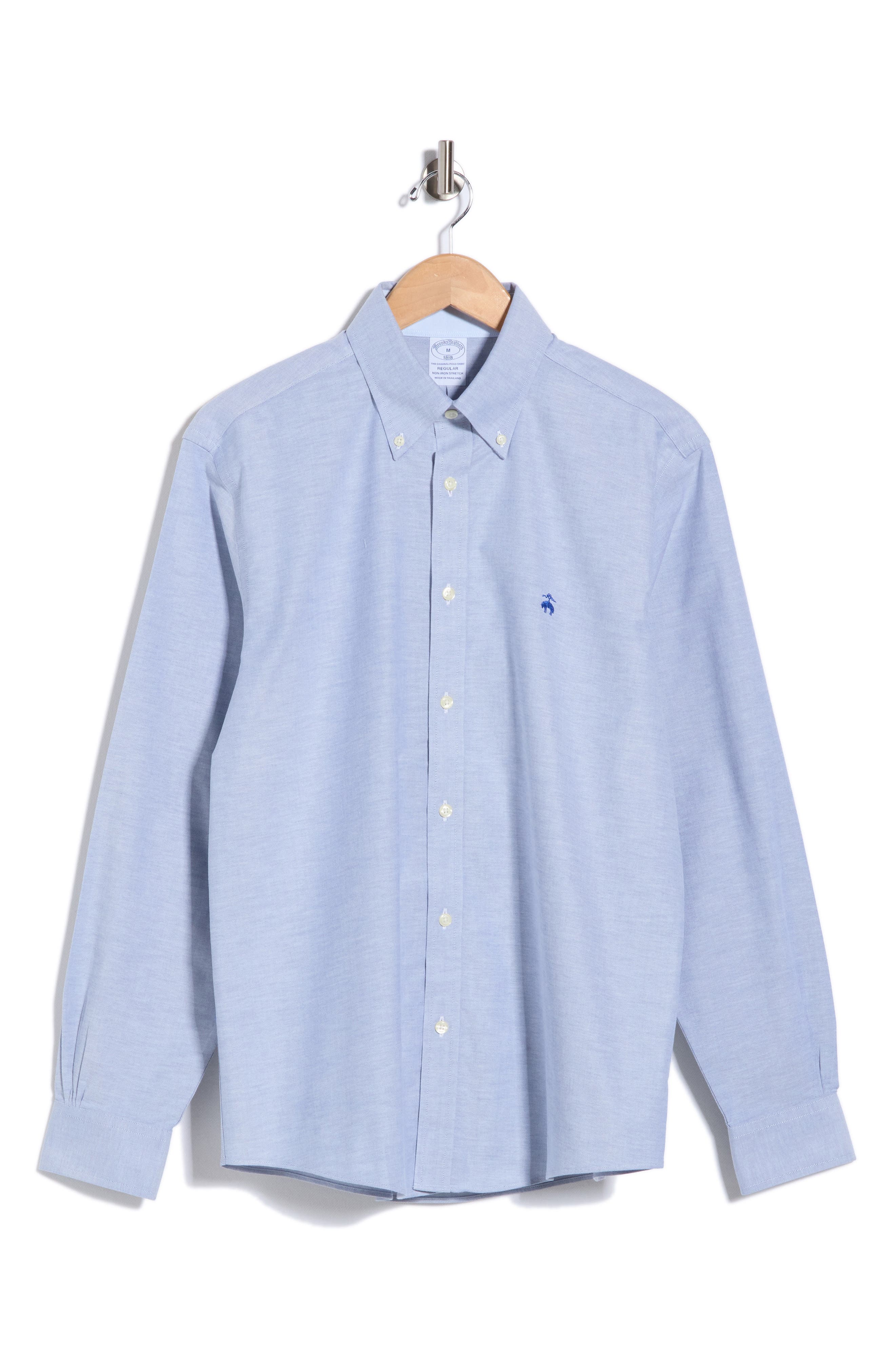 Regular Fit No Iron Button Front Shirt
