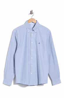 Regular Fit No Iron Button Front Shirt