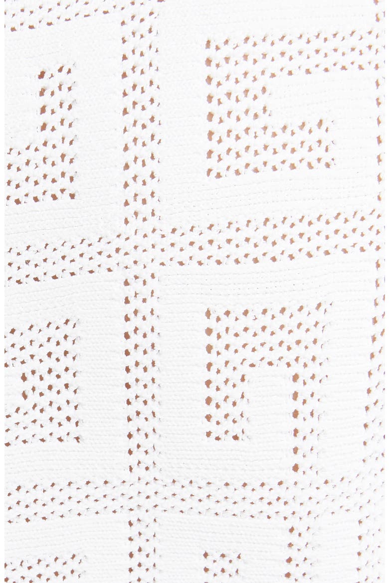 4G Logo Knit Minidress, Alternate, color, WHITE