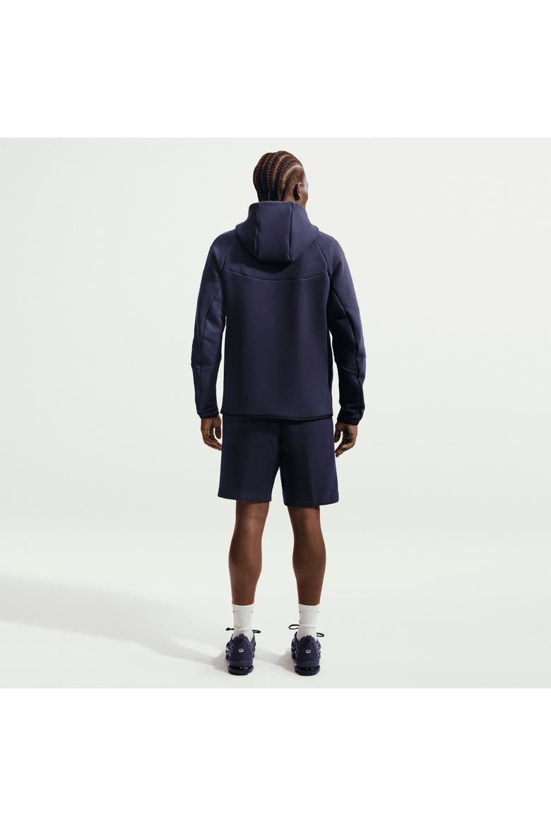 Men's Nike Navy Barcelona Tech Fleece Windrunner Raglan Full-Zip Hoodie, Alternate, color, Navy