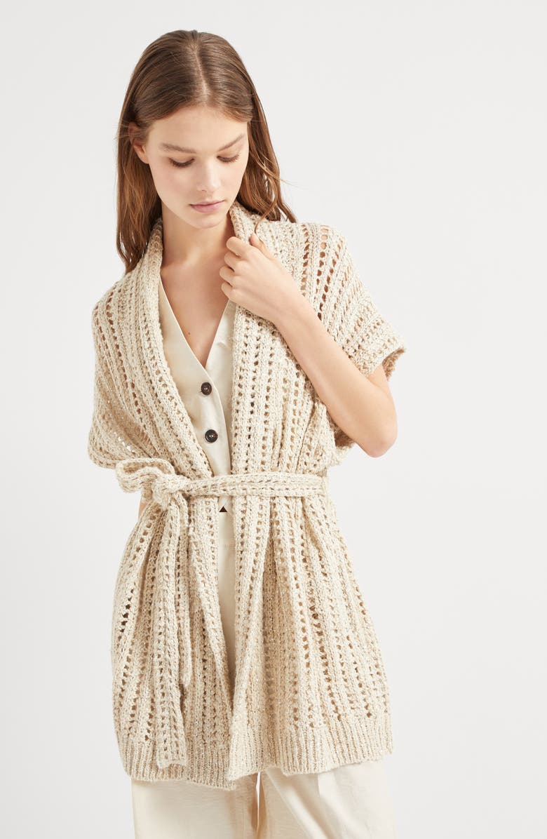 Brunello Cucinelli Dazzling cardigan, Alternate, color, 