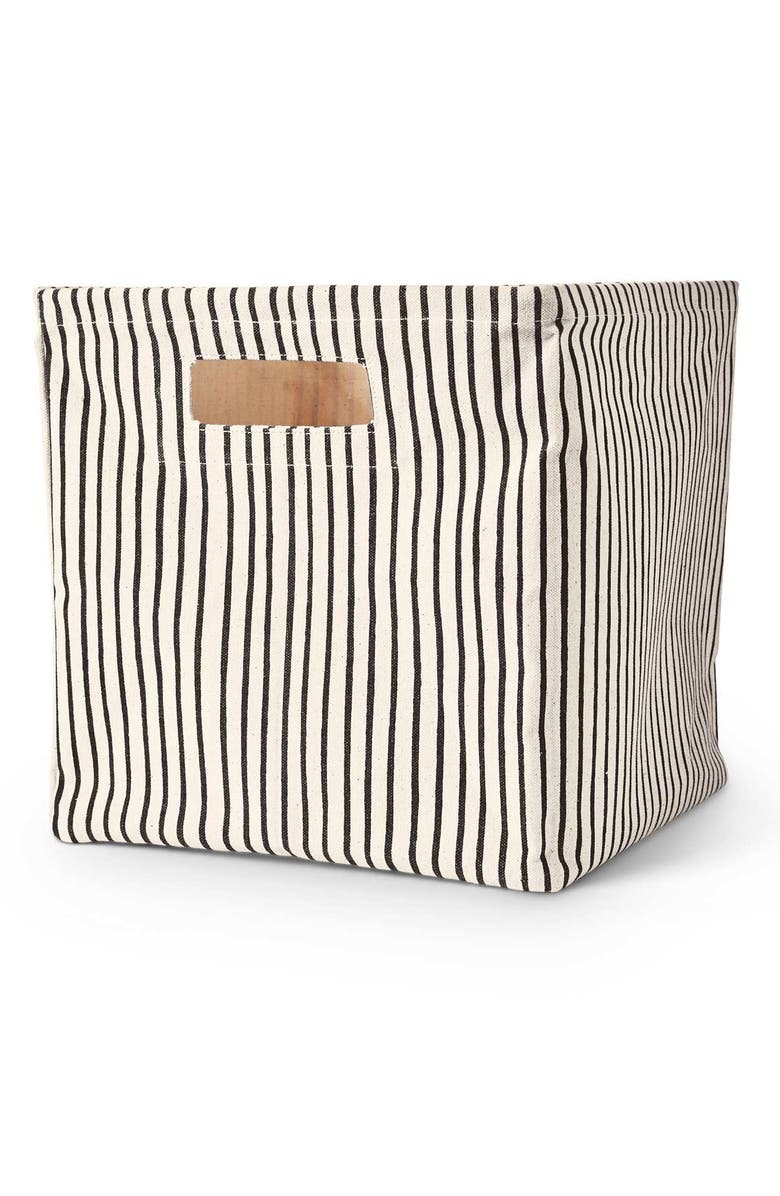 Pehr Stripes Away Medium Canvas Cube, Main, color,