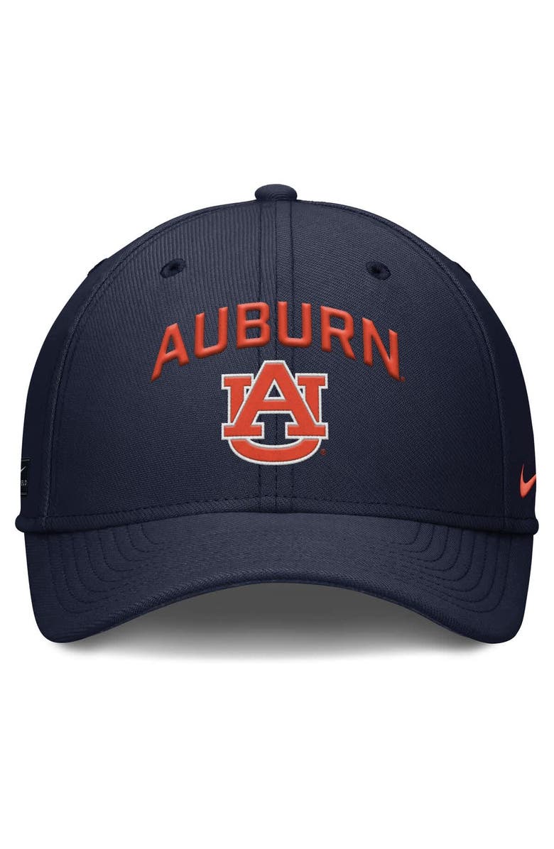 Nike Men's Nike Navy Auburn Tigers 2025 On-Field Rise Dri-FIT Flex Hat, Alternate, color,