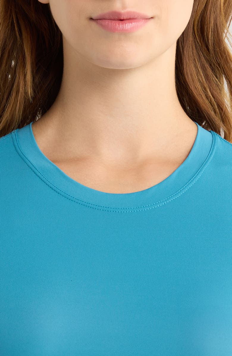 Free People Devoted Crop T-Shirt, Alternate, color, Celestial Blue