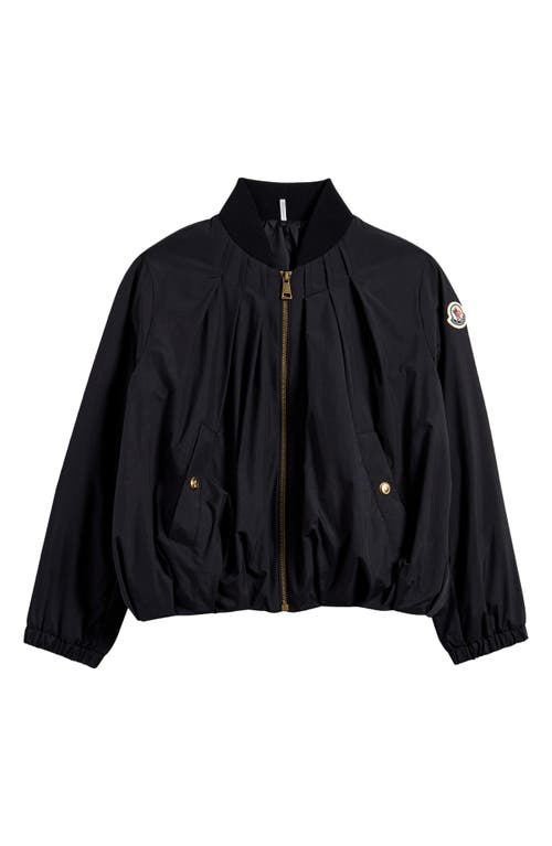 Moncler Kids' Evodia Bomber Jacket In Black