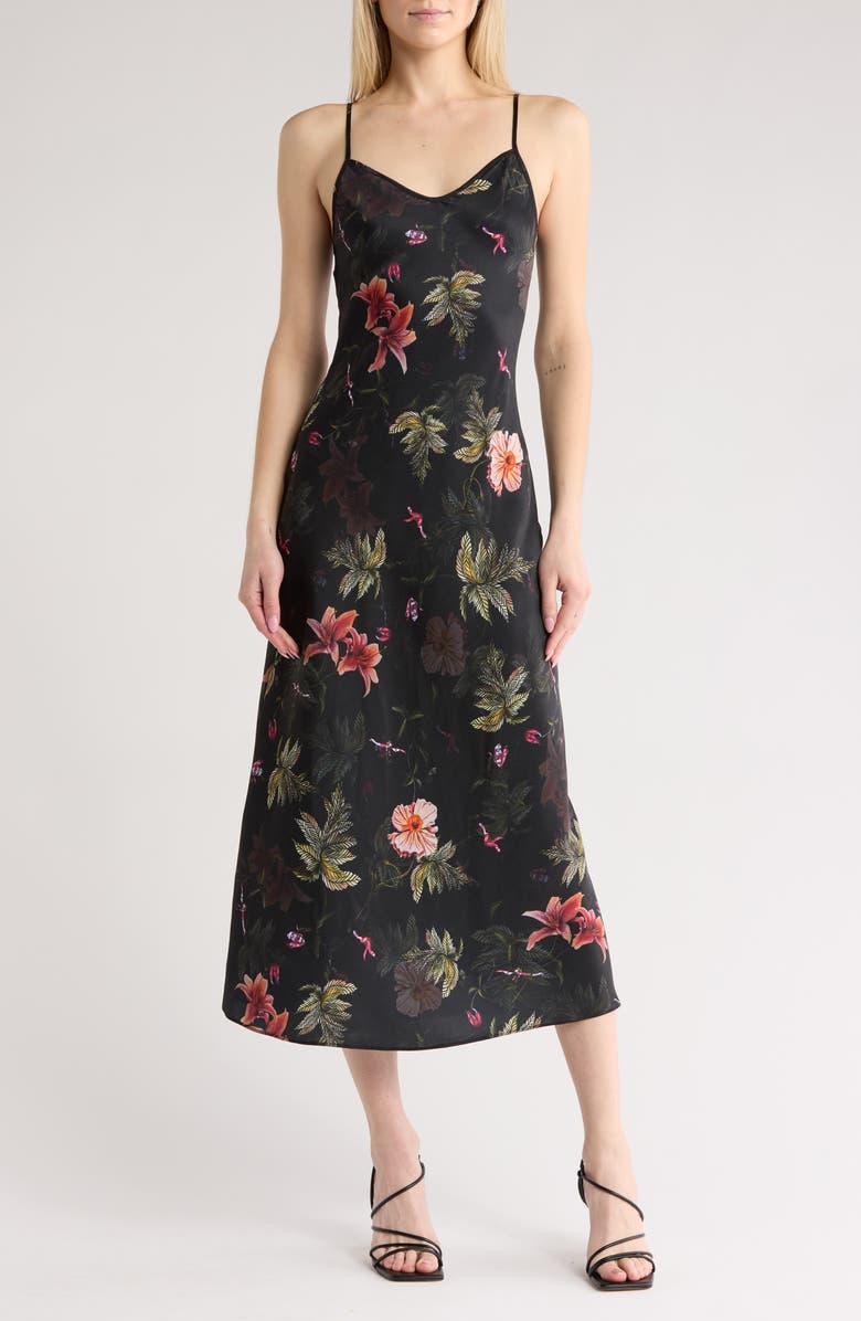 AllSaints Bryony Viviana Slipdress, Main, color, 