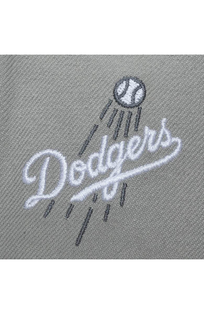 Mitchell & Ness Men's Mitchell & Ness Gray Los Angeles Dodgers Thunderstorm Head Coach Pro-Crown Adjustable Hat, Alternate, color, Gray