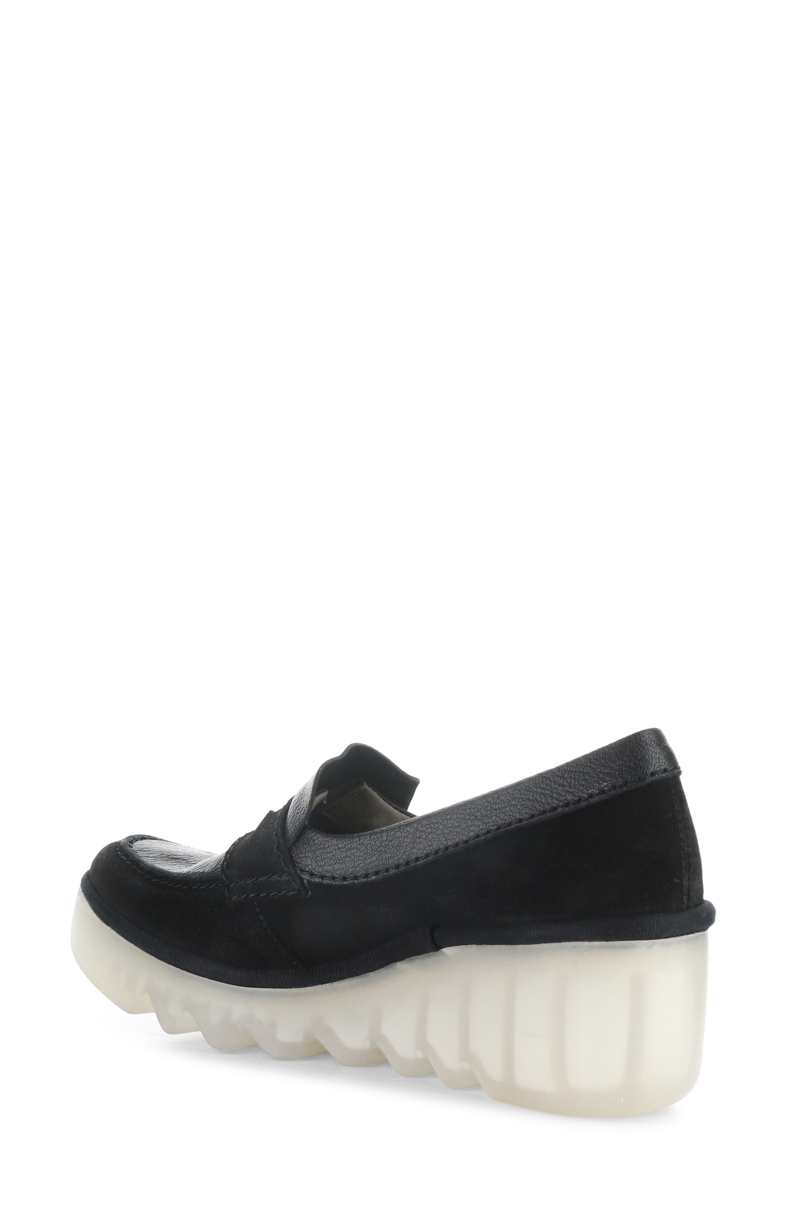 Fly London Bilz Platform Wedge Loafer, Alternate, color, 
