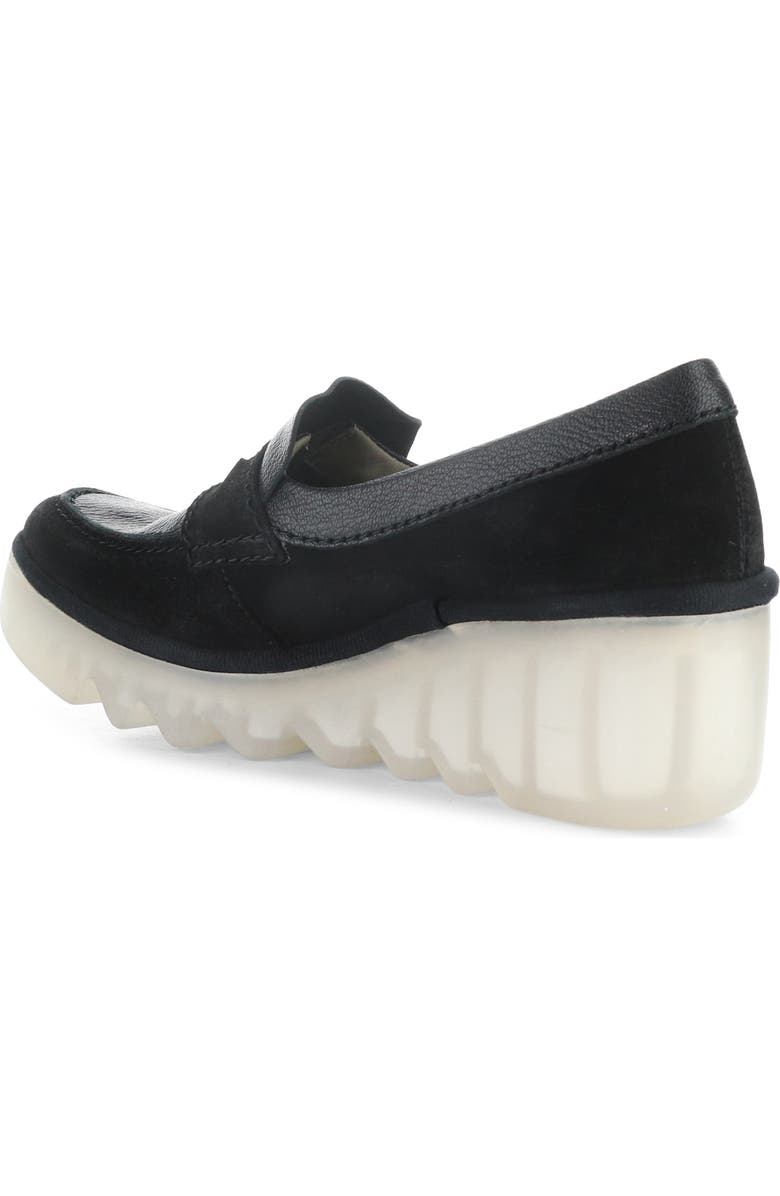 Fly London Bilz Platform Wedge Loafer, Alternate, color,