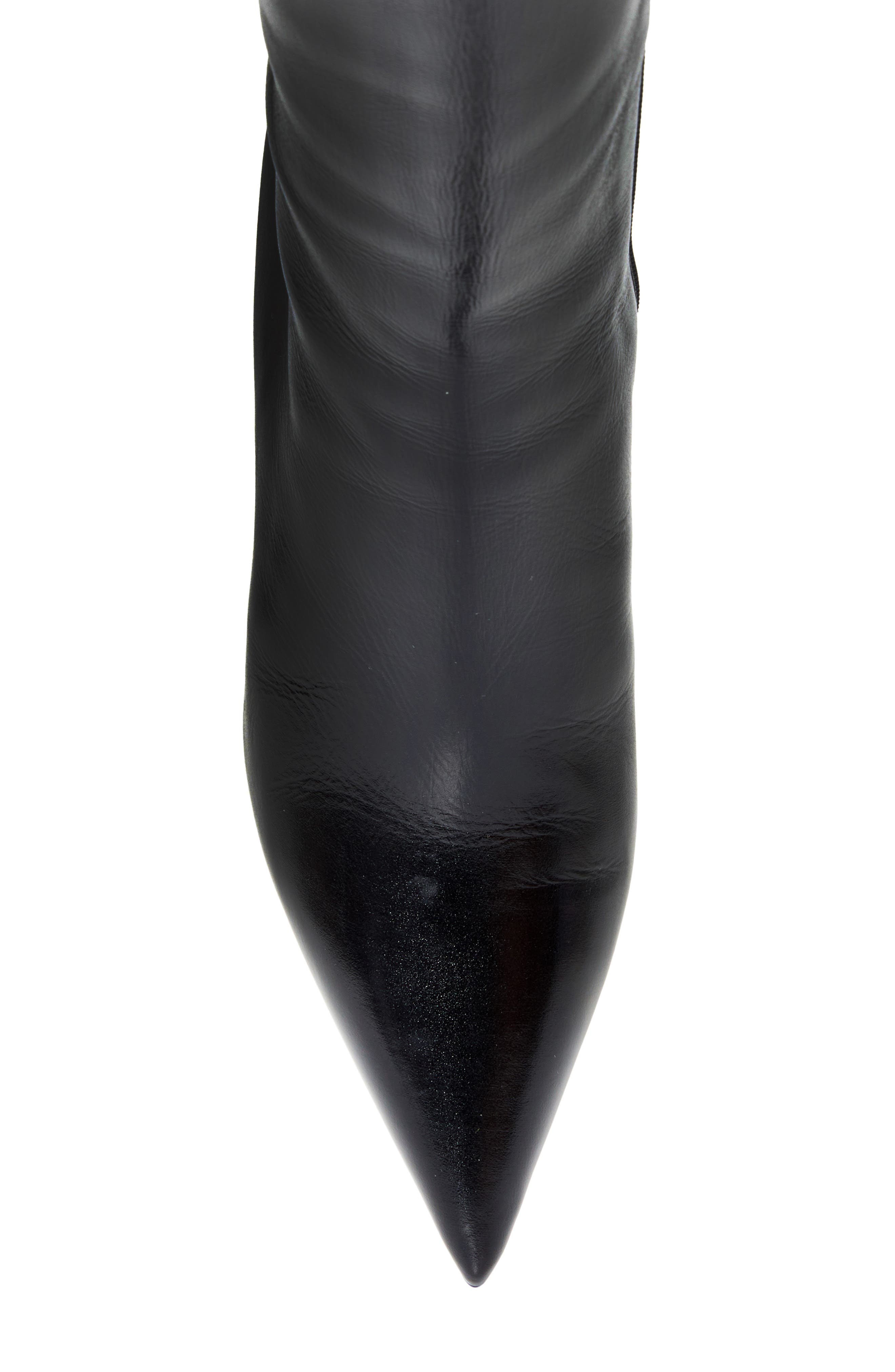 Christian Louboutin Miss Z Pointed Toe Boot, Alternate, color, Black