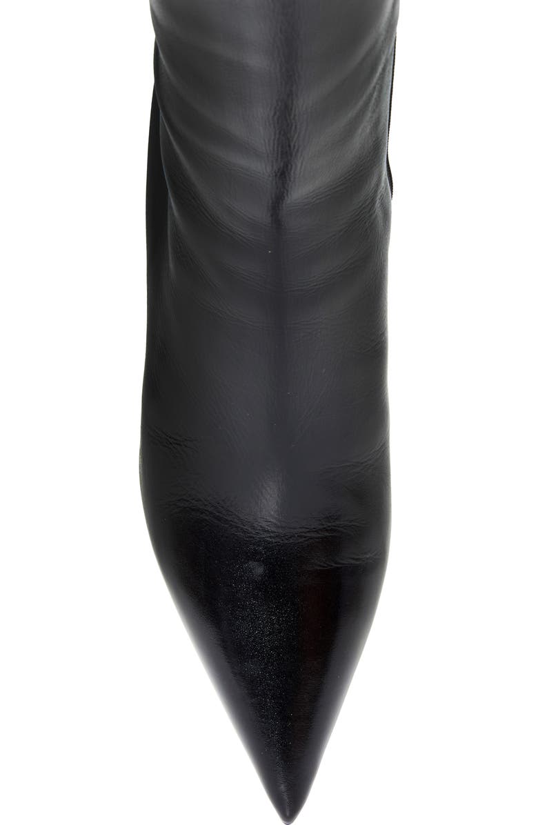 Christian Louboutin Miss Z Pointed Toe Boot, Alternate, color, Black