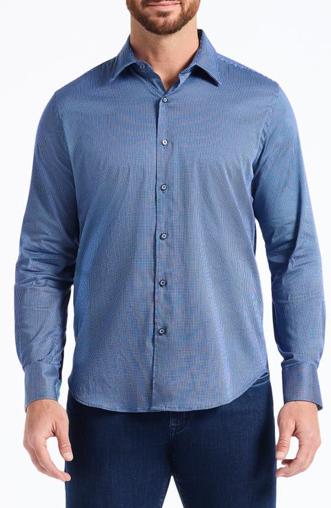 Cortland Long Sleeve Stretch Cotton Shirt