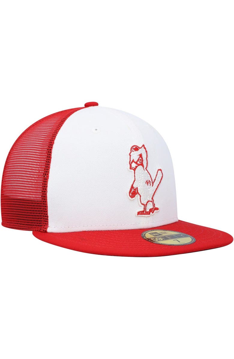 New Era Men's New Era White/Red St. Louis Cardinals 2023 On-Field Batting Practice 59FIFTY Fitted Hat, Alternate, color, White