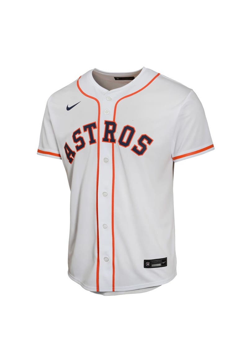 Youth Nike  White Houston Astros Home Game Jersey, Alternate, color, White