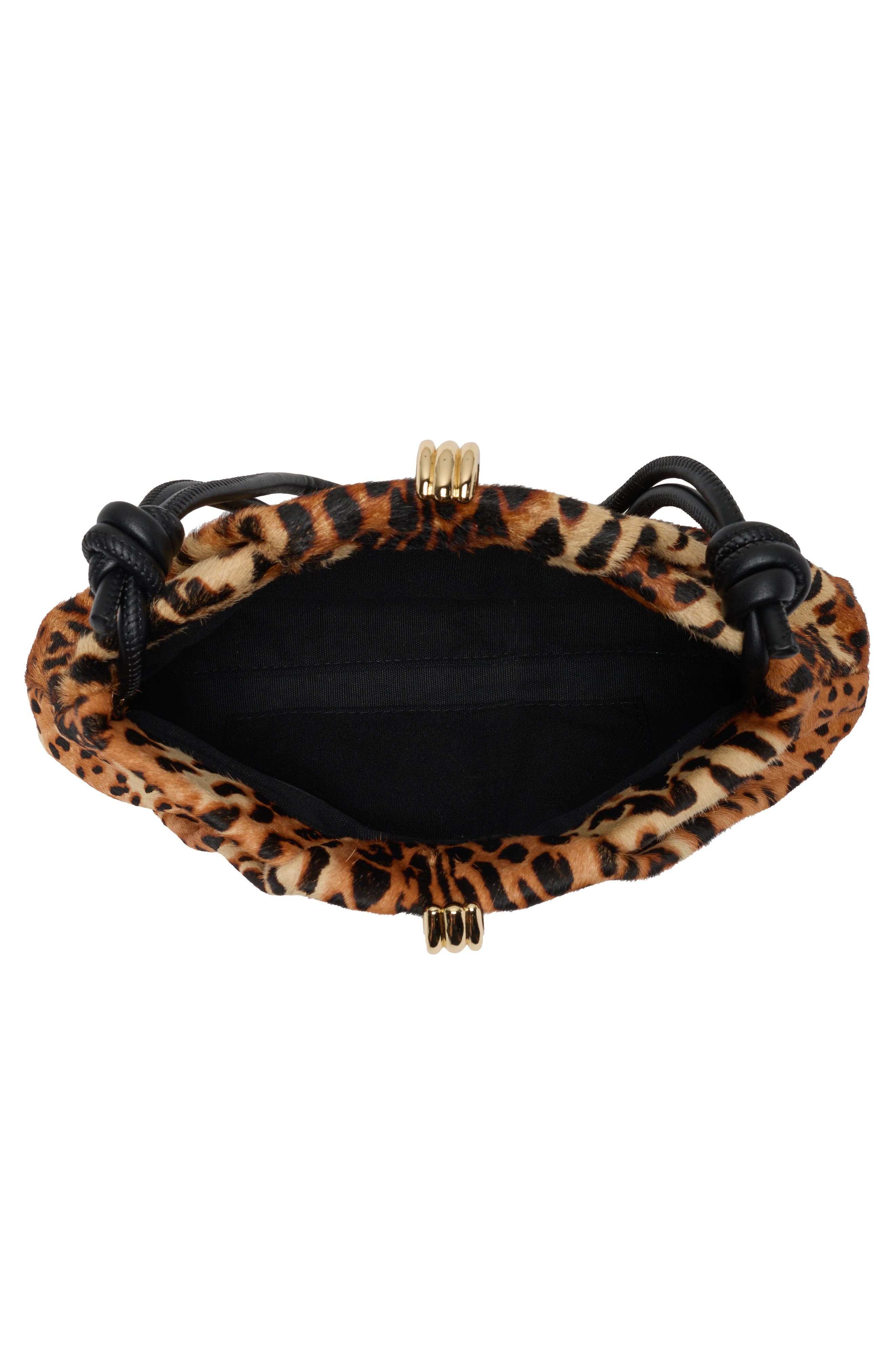 Ravel Genuine Calf Hair Shoulder Bag, Alternate, color, LEOPARD