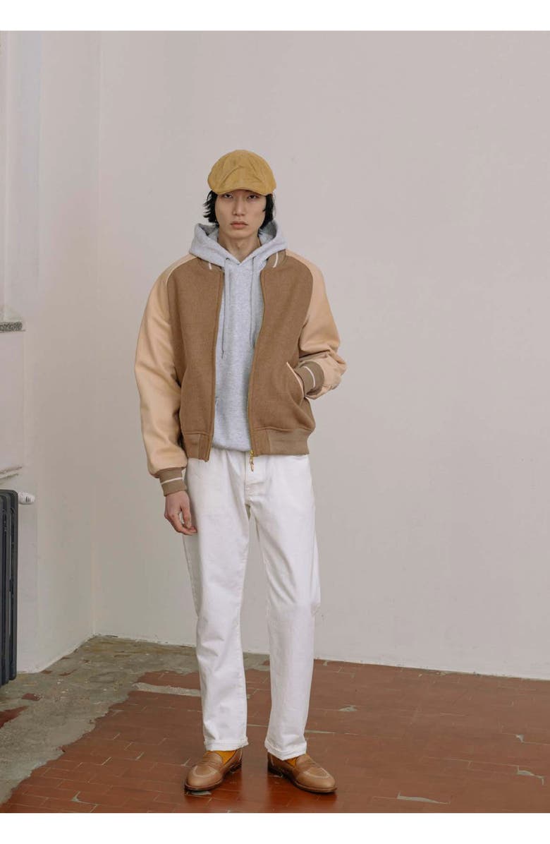 Fortela 965 John Japan Selvedge 5-Pocket Regular Fit Ecrù Denim, Alternate, color, White