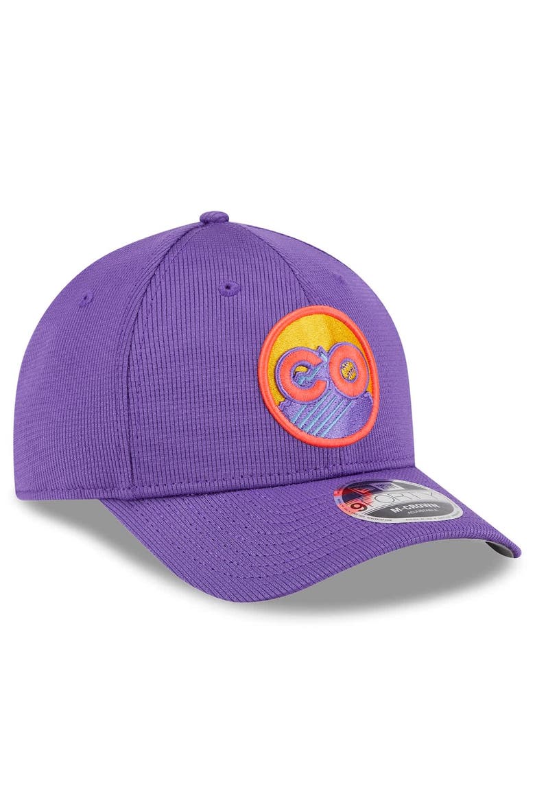 Men's New Era Purple Colorado Rockies 2025 City Connect Batting Practice 9FORTY Adjustable Hat, Alternate, color, Purple