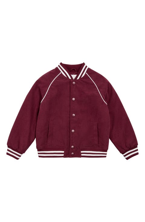 Kids' Corduroy Varsity Jacket