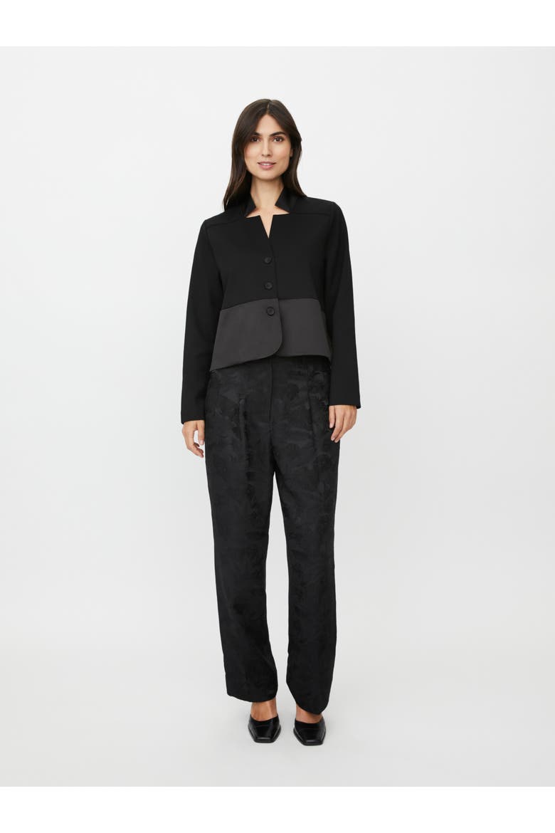 Majadania Cropped Blazer, Alternate, color, Black