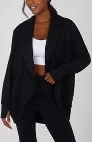 YOGALICIOUS London Open Front Scuba Knit Cardigan