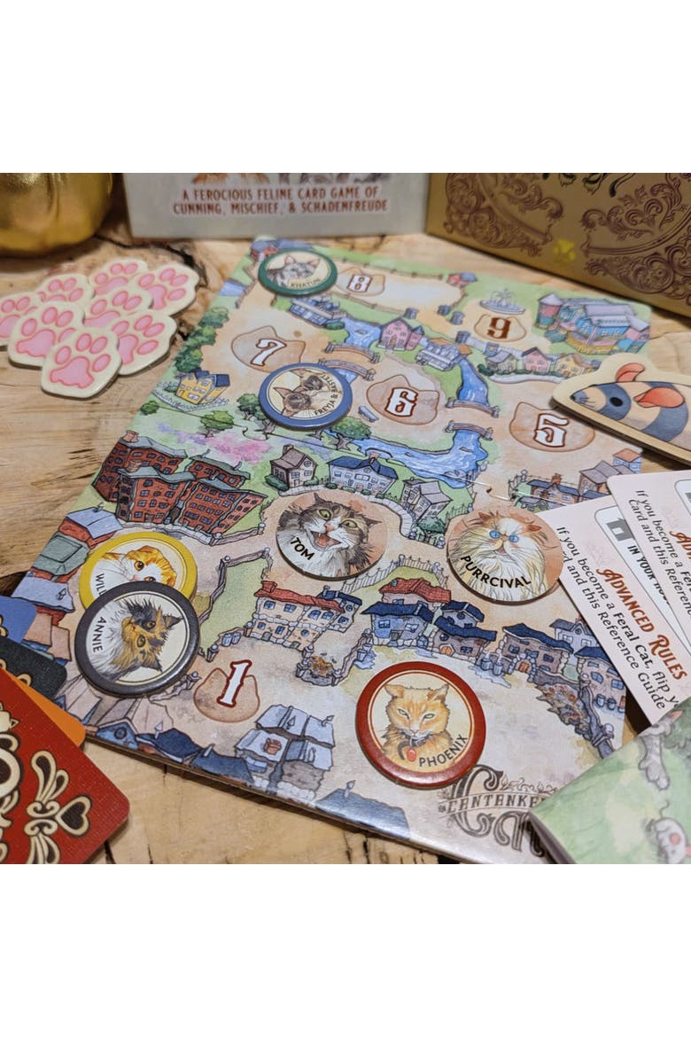 Cantankerous Cats 3rd Edition Card Game, Alternate, color, Multicolored