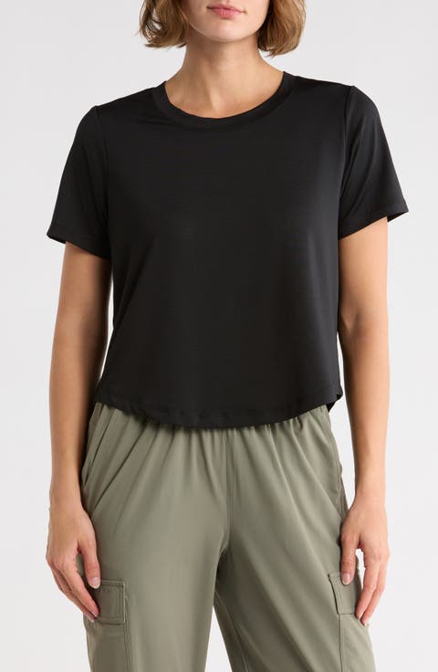 Mesh Cropped Boxy Top