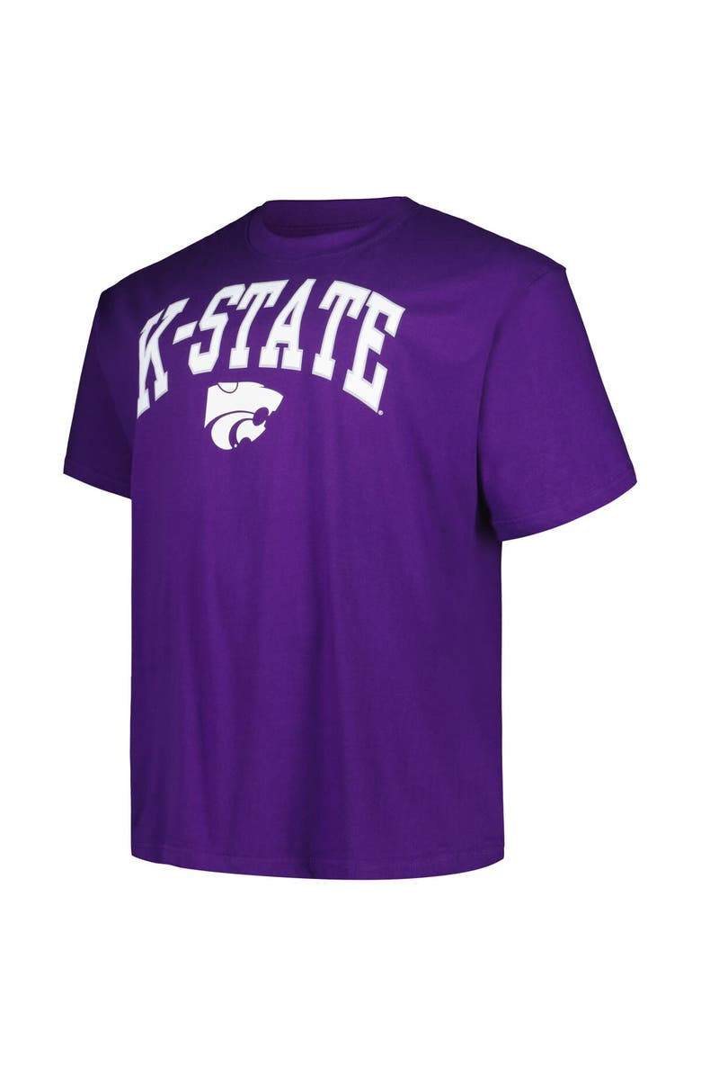Champion Men's Champion Purple Kansas State Wildcats Big & Tall Arch Over Logo T-Shirt, Alternate, color, 