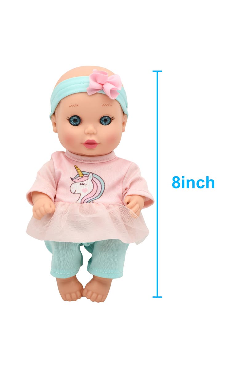 Little Darlings New Adventures Star Darlings Baby Magic 8" Tote Along Baby Doll, Alternate, color, Multicolored