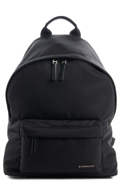 Givenchy Essential U Canvas Backpack In Black