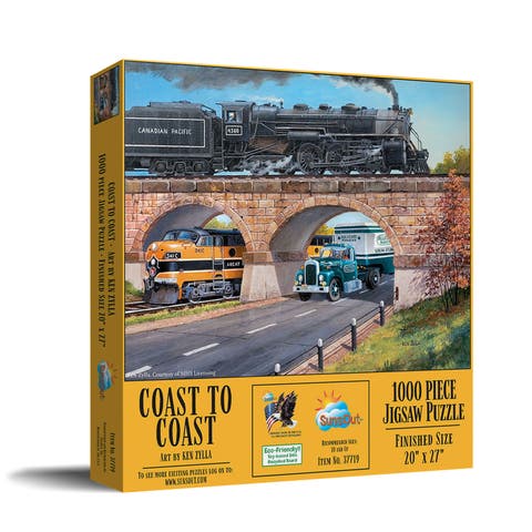 Coast to Coast 1000 piece Jigsaw Puzzle for Adults