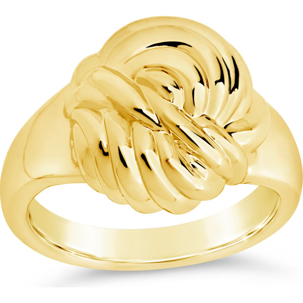 Sterling Forever Brioche Twist Ring