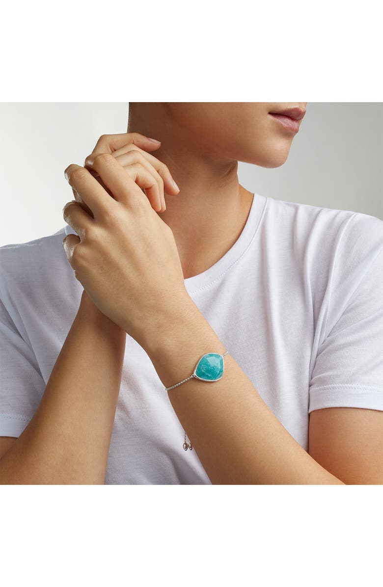 Monica Vinader Sterling Silver Siren Nugget Cocktail Friendship Chain Bracelet, Alternate, color, 