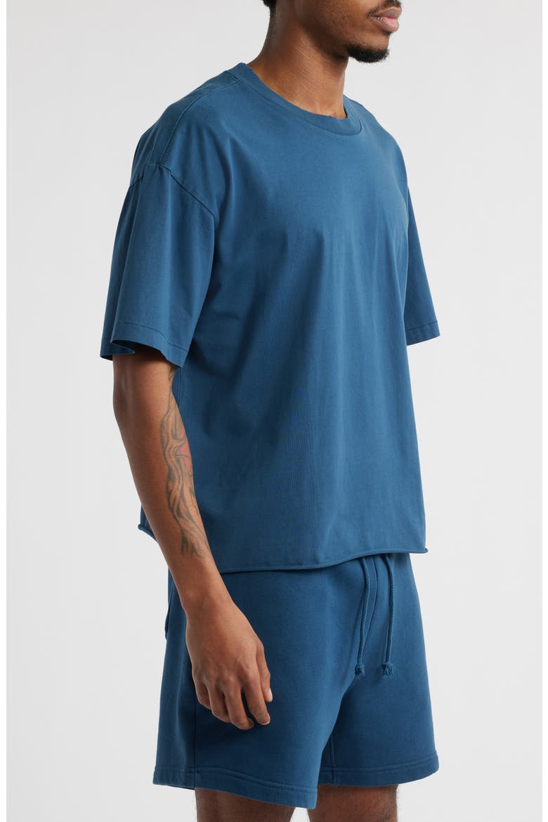 Core Oversize Crop Cotton T-Shirt, Alternate, color, VINTAGE MIDNIGHT
