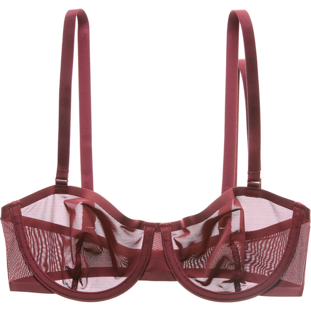 Cuup The Balconette In Burgundy